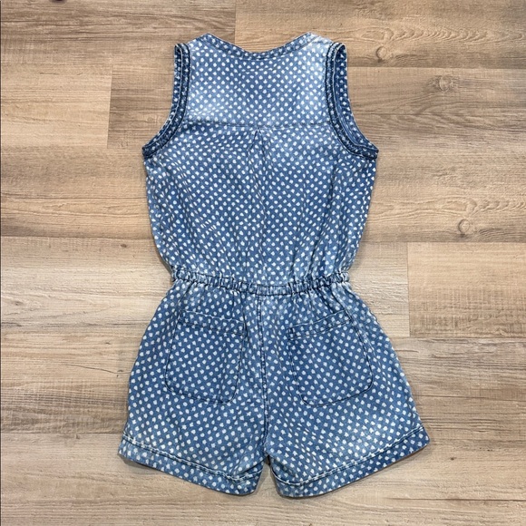 Hei Hei Dottie Chambray Denim Dot Romper, Women’s size small by Anthropologie - Picture 6 of 6